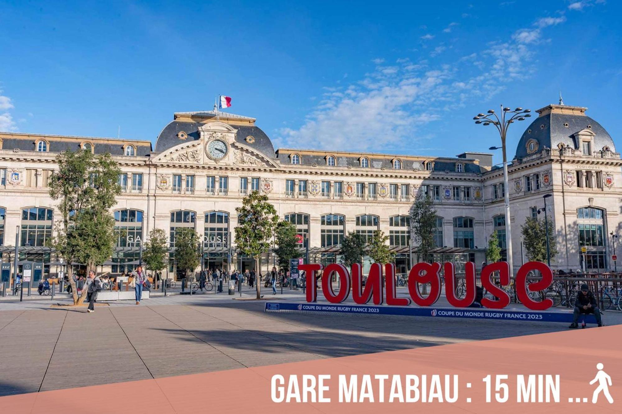 Chartreuse, Clim, Parking, Terrasse Au Calme Apartment Toulouse Exterior photo